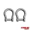 Extreme Max Extreme Max 3006.8405.2 BoatTector Stainless Steel Bow Shackle with No-Snag Pin - 1/4", 2-Pack 3006.8405.2 - alternate 1